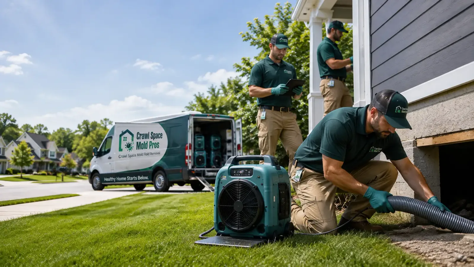 Crawl Space Mold Removal in Nashotah, WI